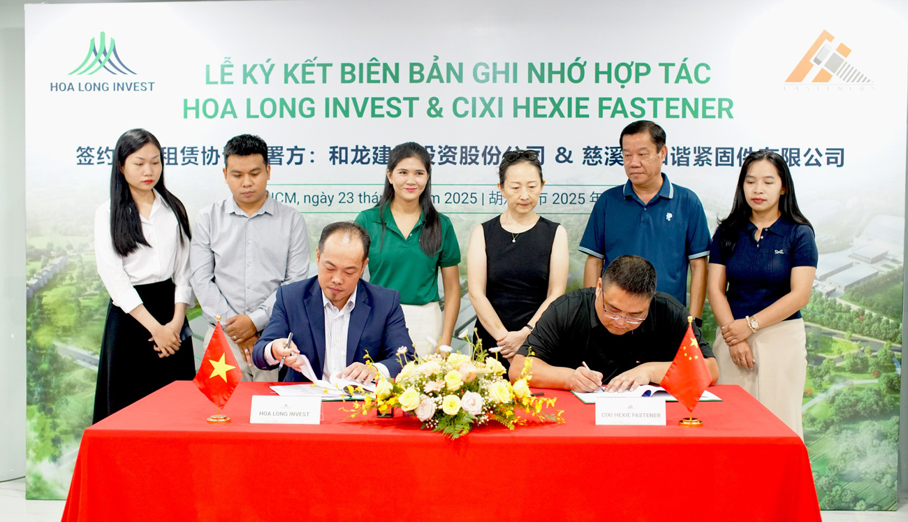 Hòa Long Invest & Cixi Hexie Fastener Hợp Tác, Mở Ra Tương Lai Phát Triển Bền Vững Tại Việt Nam