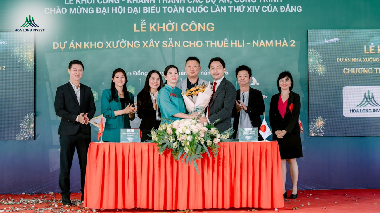 Hòa Long Invest và Công ty TNHH STX Việt Nam thực hiện ký kết hợp tác thuê nhà xưởng-1
